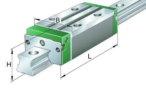 thumbnail image 2 of INA KWVE25-B-S-V1-G3 Linear Plain Unit - 23x48x83.3mm Schaeffler Technologies 2 of 2